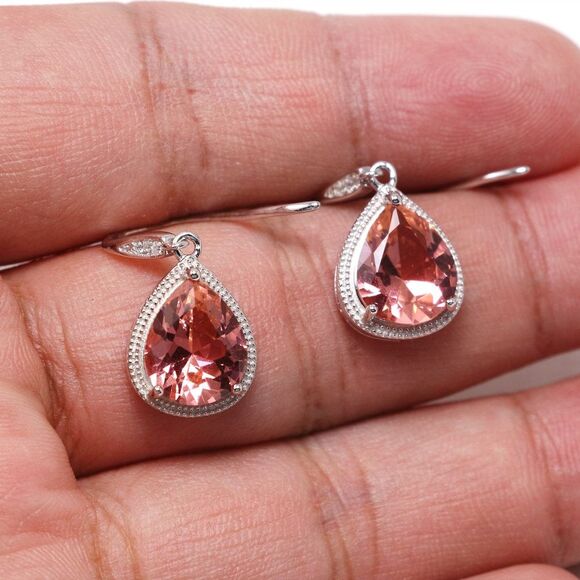 ZULTANITE EARRINGS, 925 Sterling Silver Stunning Gemstone Earrings - Picture 5 of 10